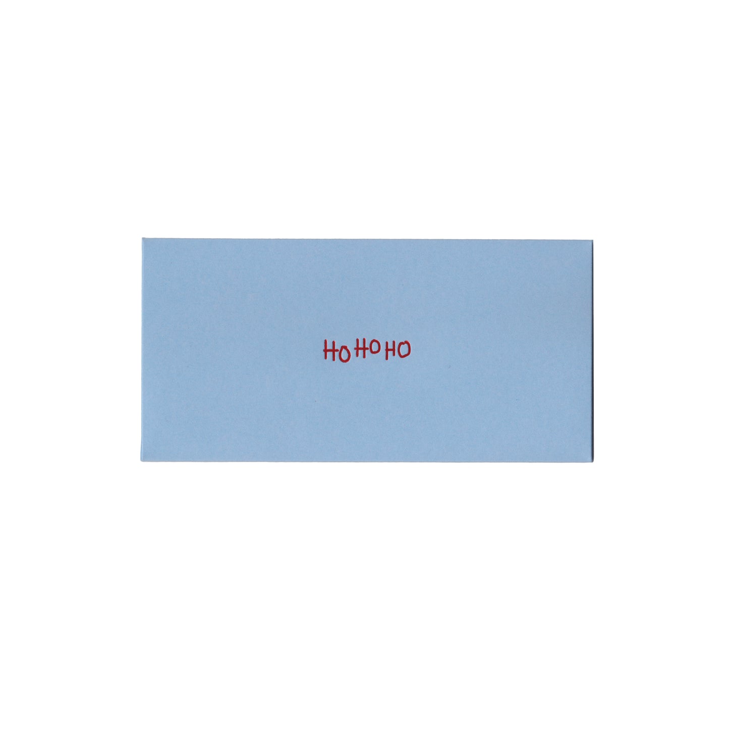 Gift envelope AW'24 Red- Baltic sea /high quality foiling / HO HO HO