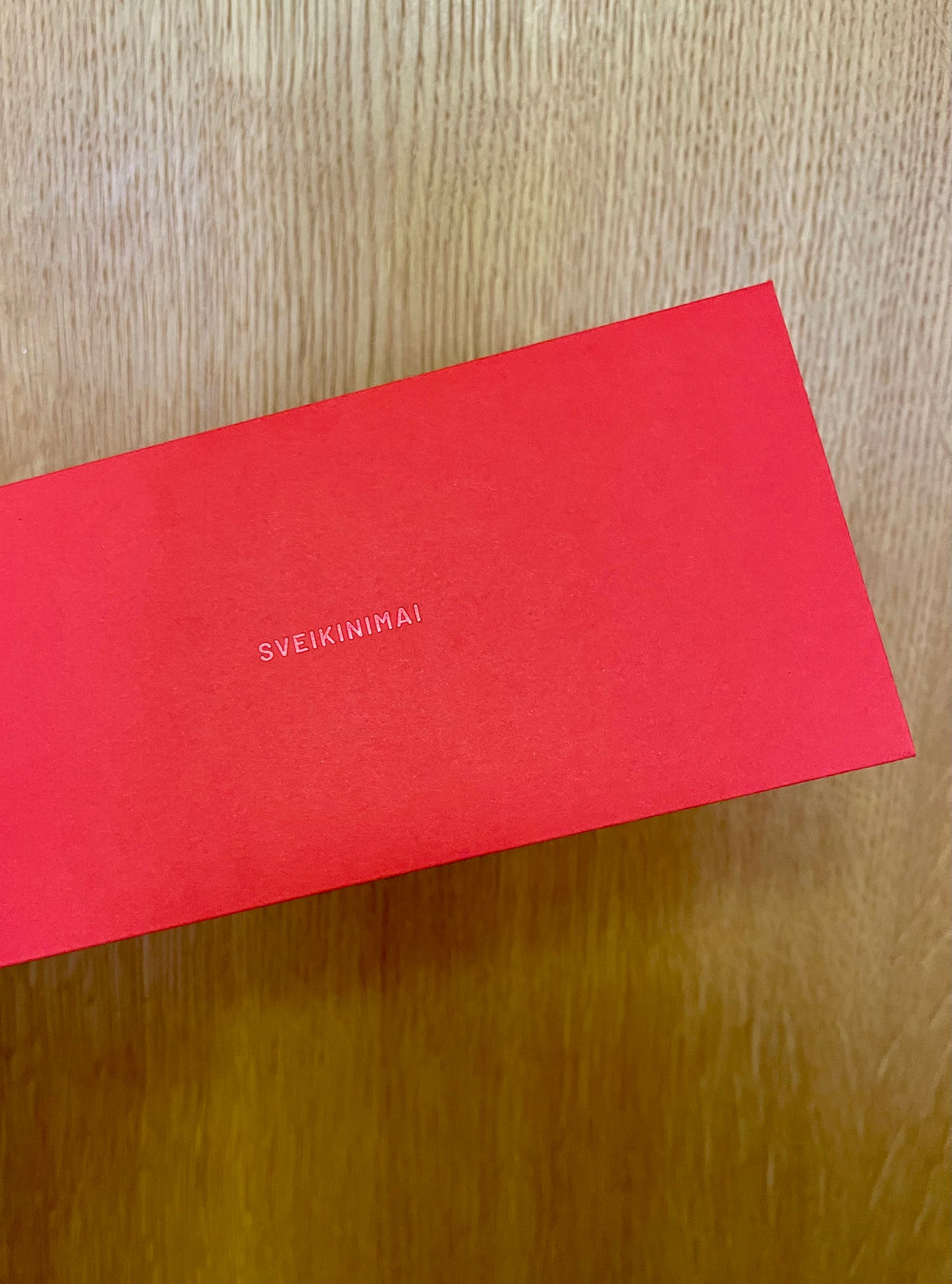 Gift envelope AW'24 RED- RED /high quality foiling/