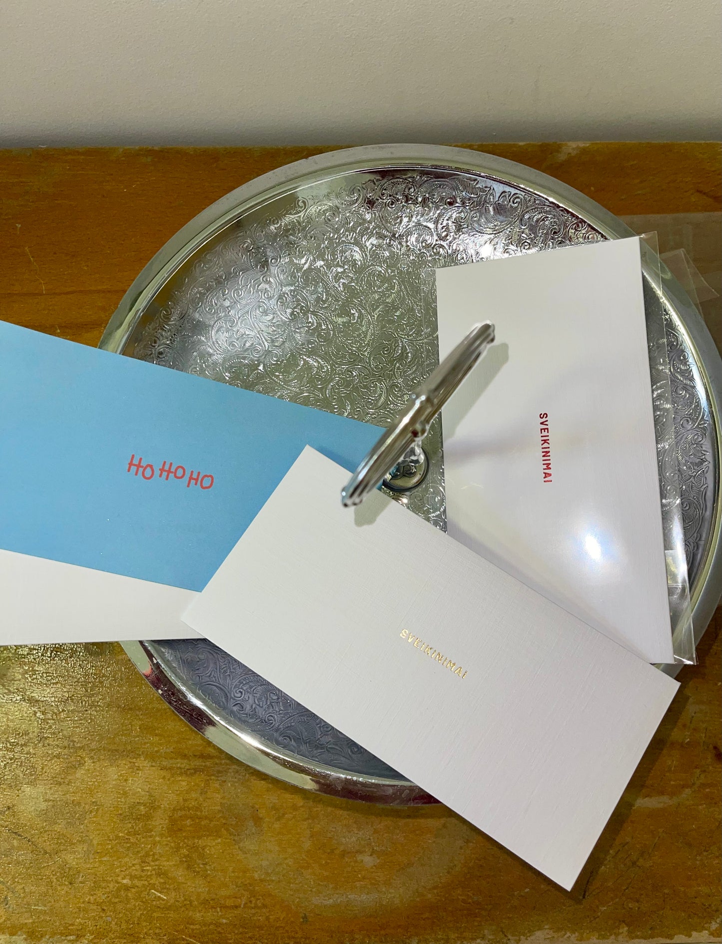 Dovanų vokas AW'24 GOLD BRILLIANT WHITE /aukštos kokybės folijavimas /