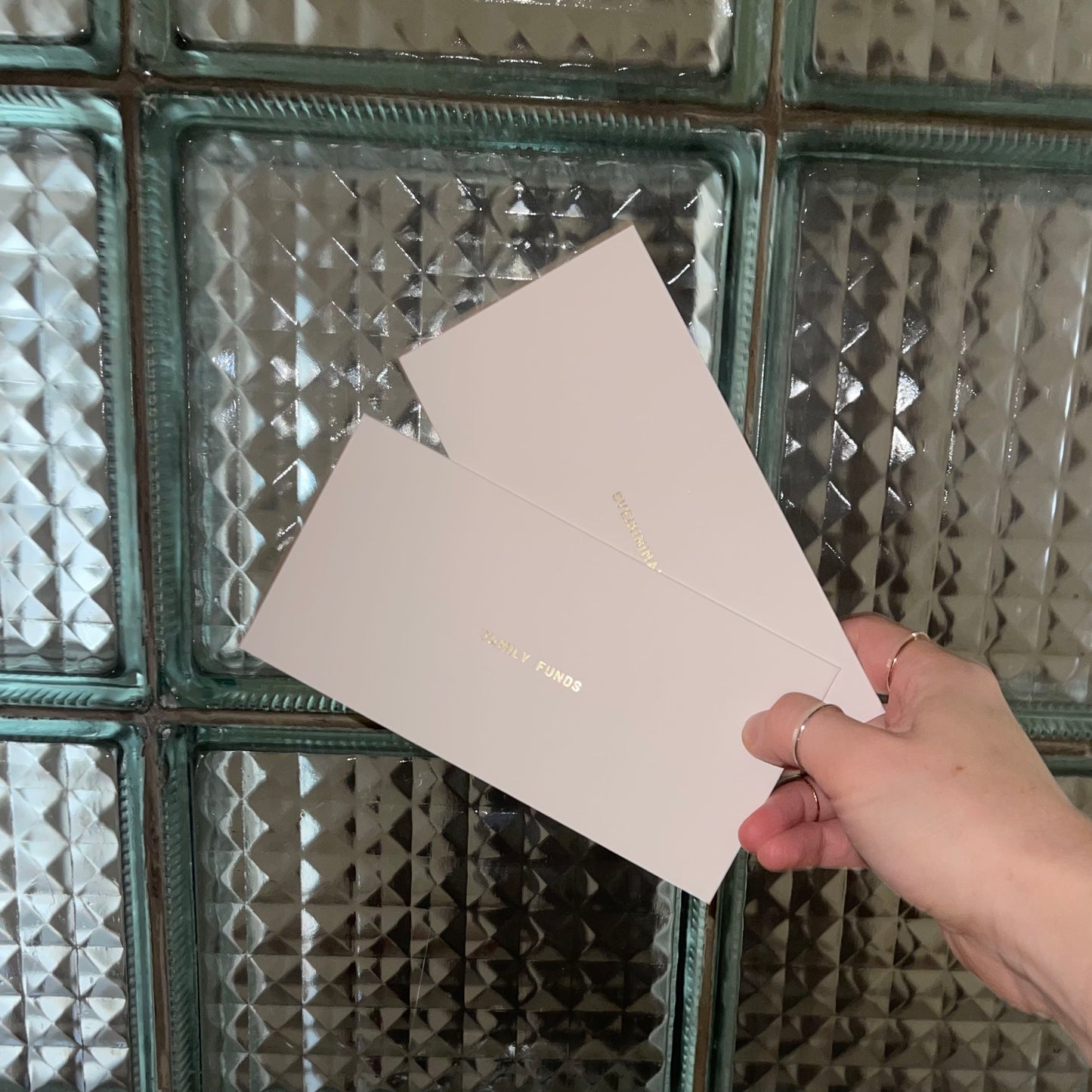 Gift envelope SS'24 GOLD WHITE /high quality foiling/