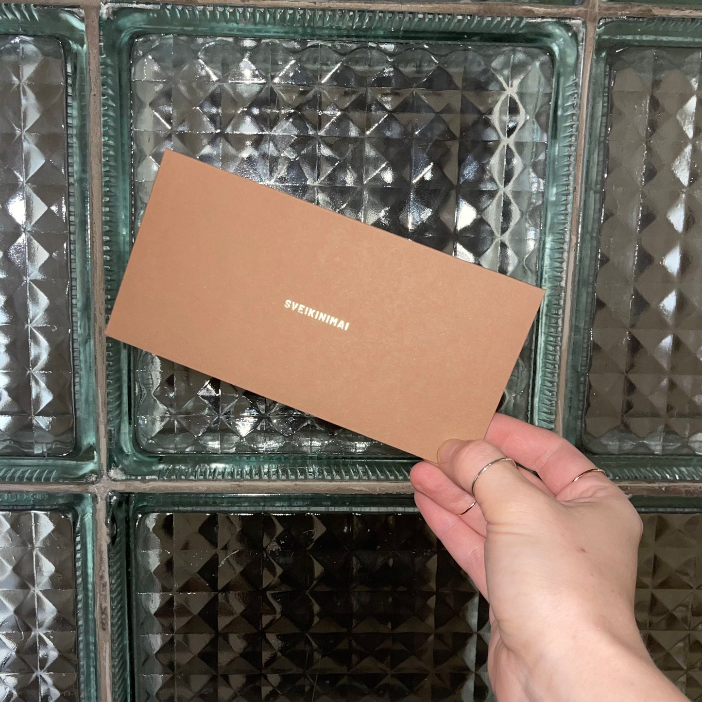 Gift envelope SS'24 TABACCO GOLD /high quality foiling/
