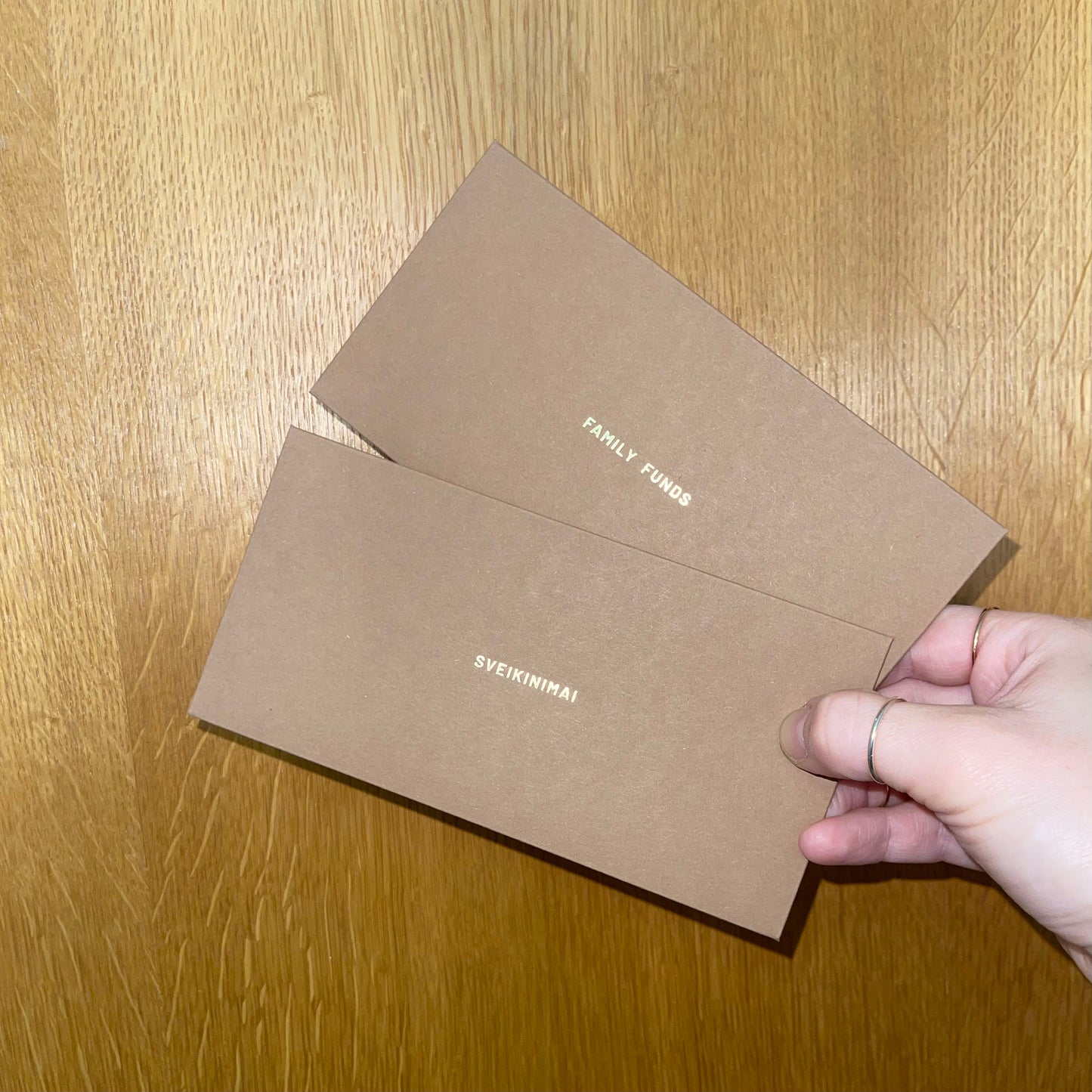 Gift envelope SS'24 TABACCO GOLD /high quality foiling/