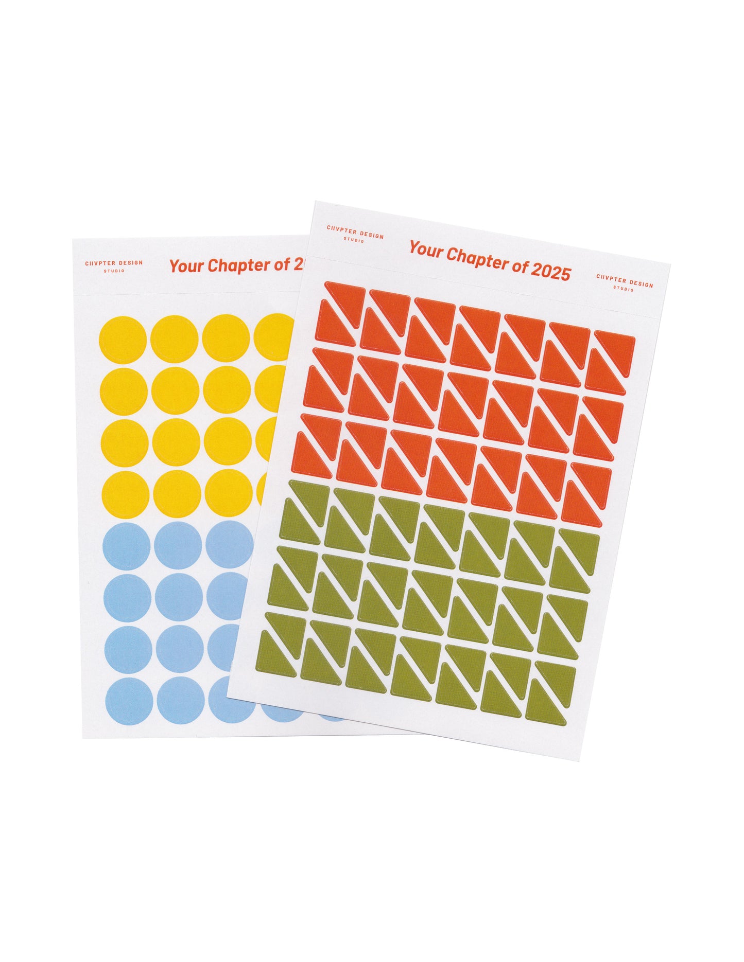Standard "Chapter Calendar Stickers" 2 sheets