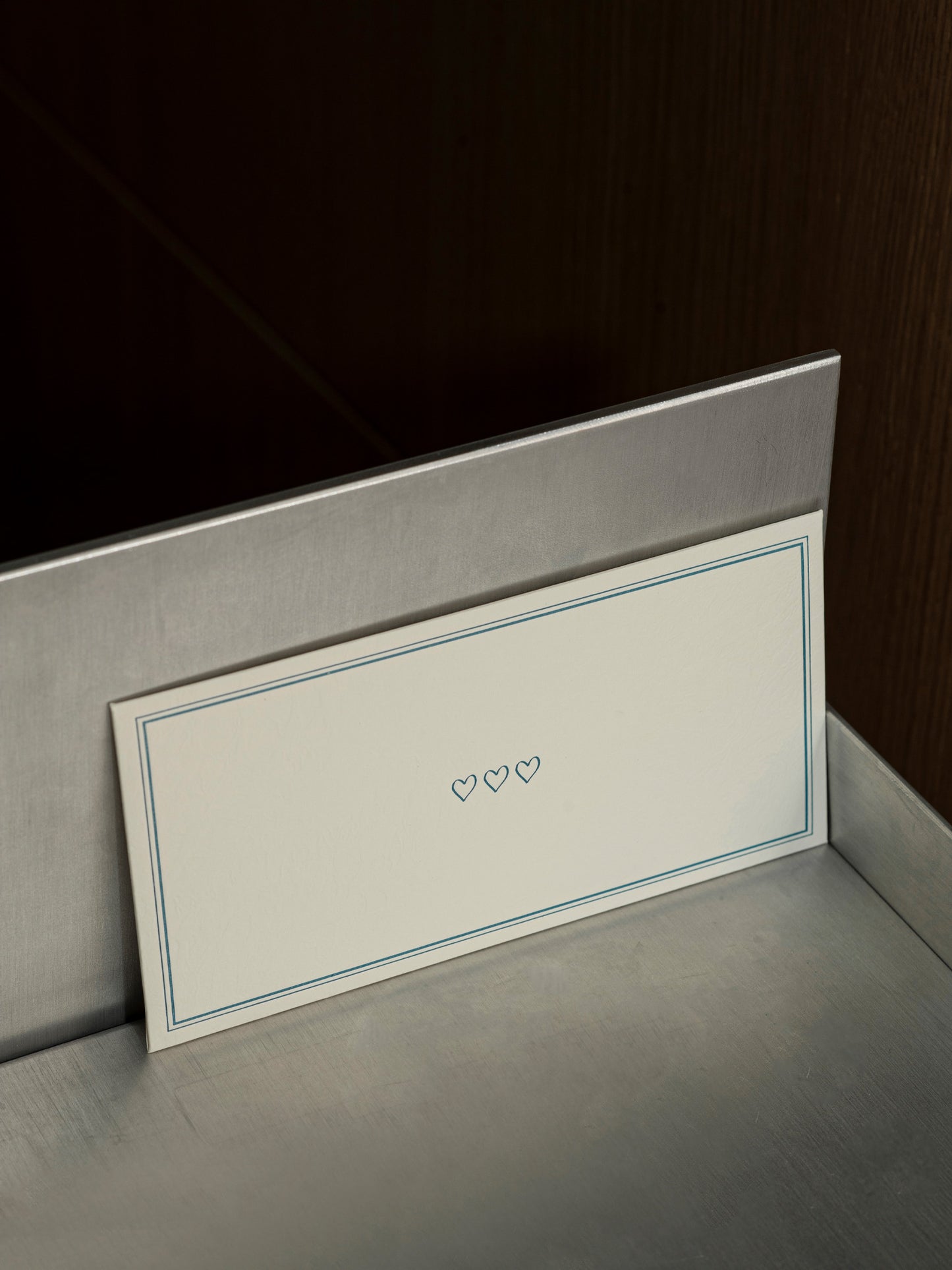 HEARTS π€ envelope SS'25 β high quality Letterpress (2 colors to choose from)