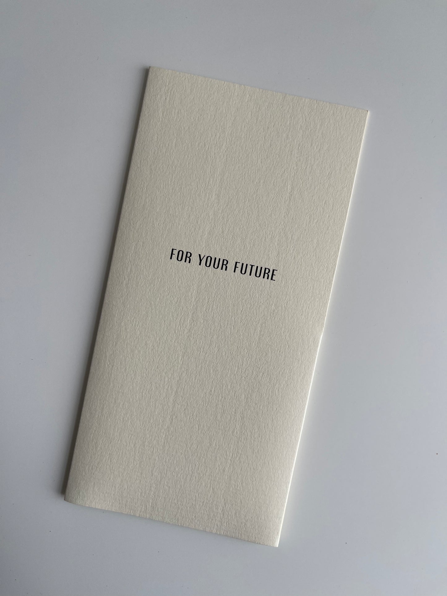 FOR YOUR FUTURE / Money envelope for a gift