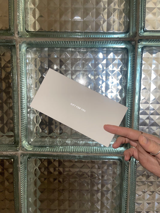 Dovanų vokas SS'23 SILVER WHITE /aukštos kokybės folijavimas /