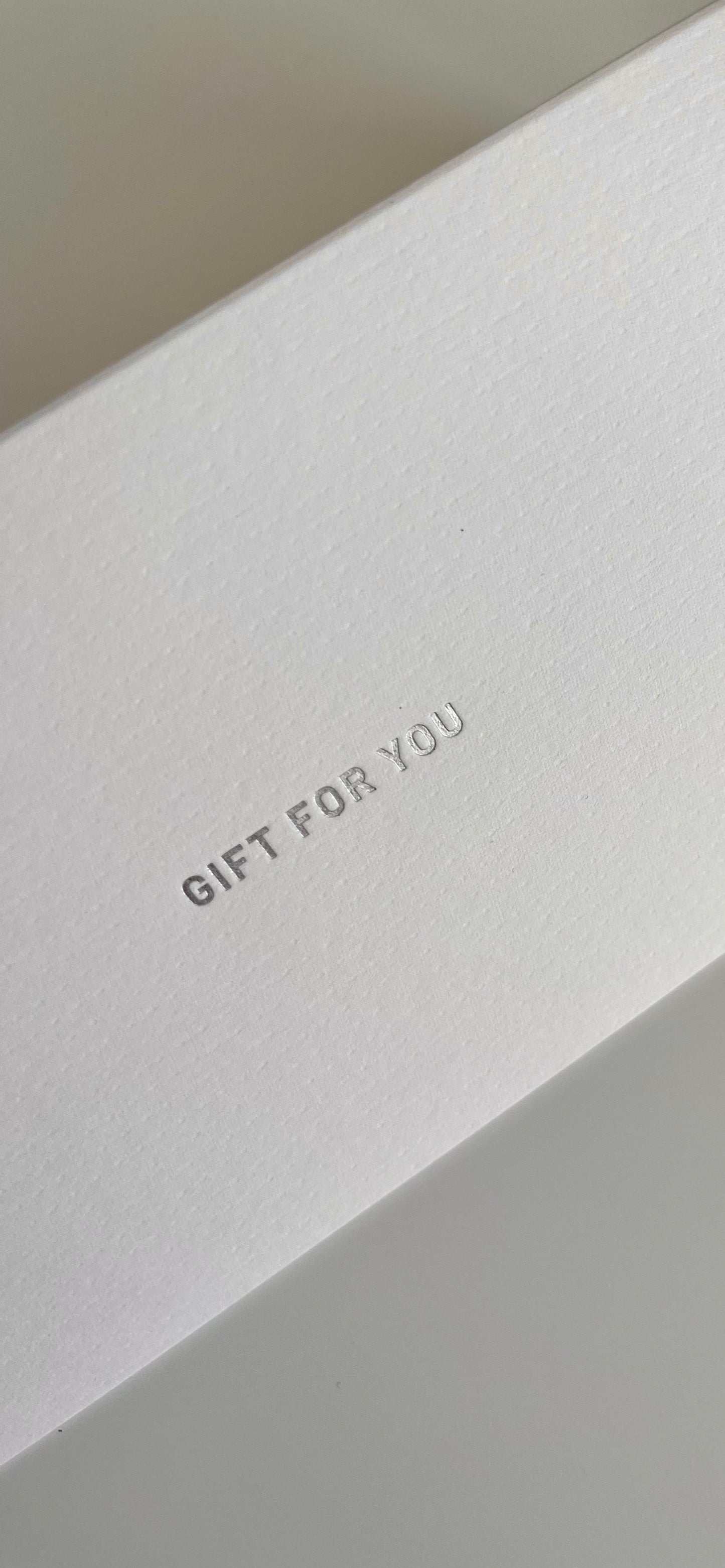 Gift envelope SS'23 SILVER WHITE /high quality foiling/