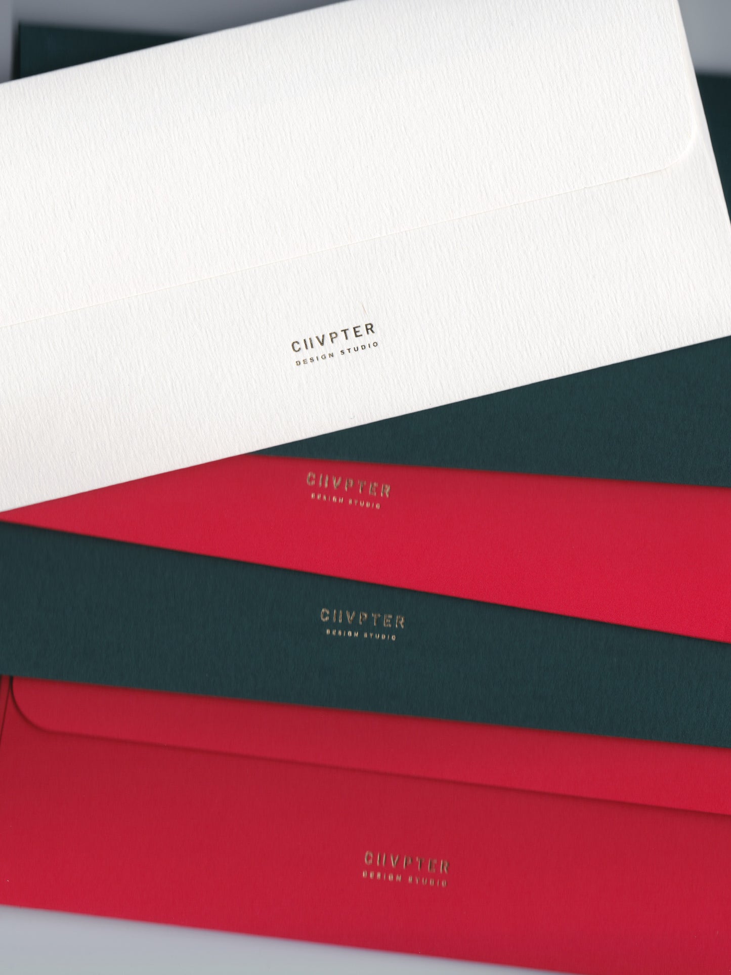 Dovanų vokas AW'25 Gold- Christmas tree /aukštos kokybės folijavimas /