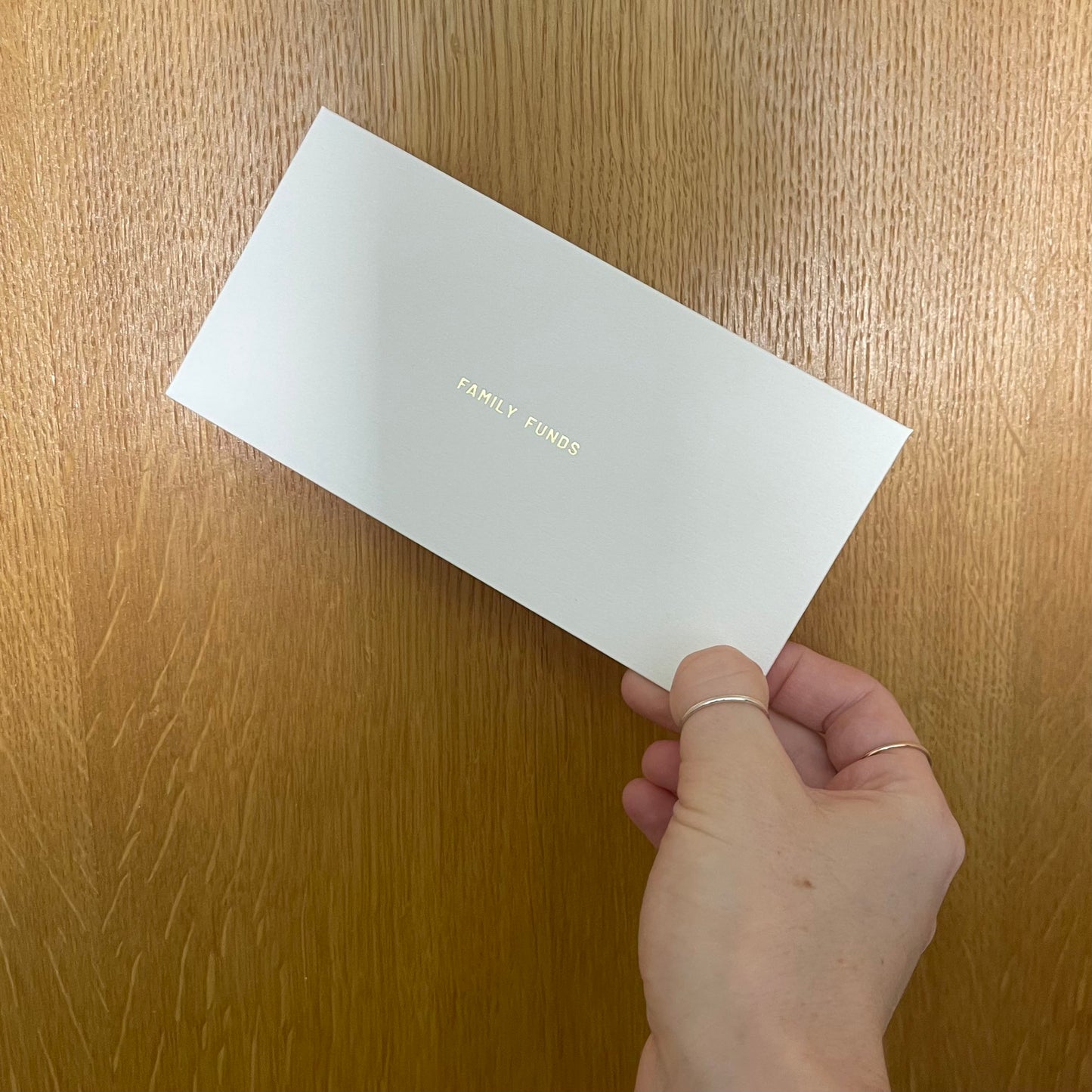 Gift envelope SS'24 GOLD WHITE /high quality foiling/